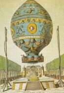 Die erste Montgolfiere im Jahre 1783